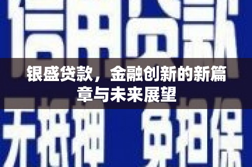 文安银盛贷款，金融创新的新篇章与未来展望