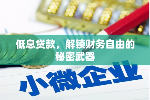 玉山低息贷款，解锁财务自由的秘密武器