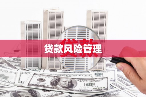邛崃贷款风险管理