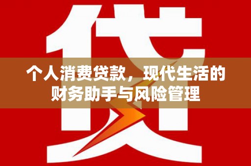 绛县个人消费贷款，现代生活的财务助手与风险管理