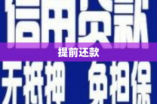 秀林提前还款
