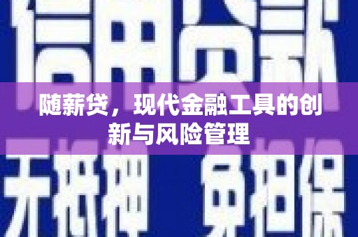 乌当随薪贷，现代金融工具的创新与风险管理