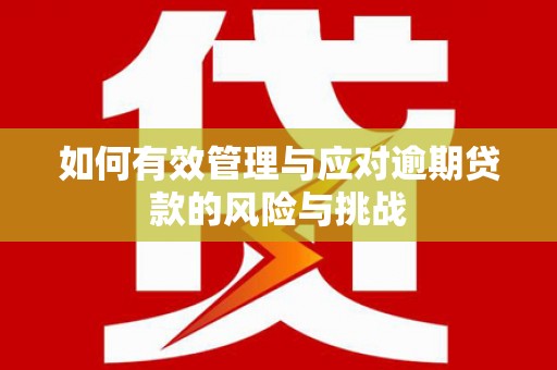 观音如何有效管理与应对逾期贷款的风险与挑战