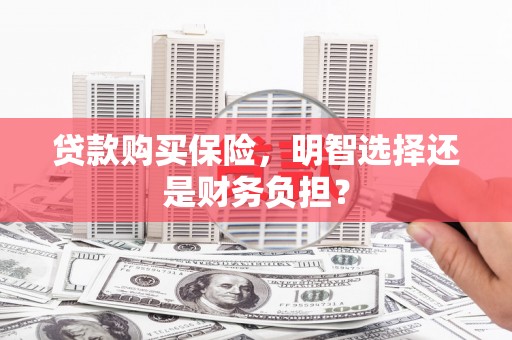 九台贷款购买保险，明智选择还是财务负担？