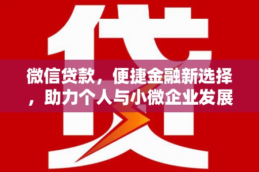 囊谦微信贷款，便捷金融新选择，助力个人与小微企业发展