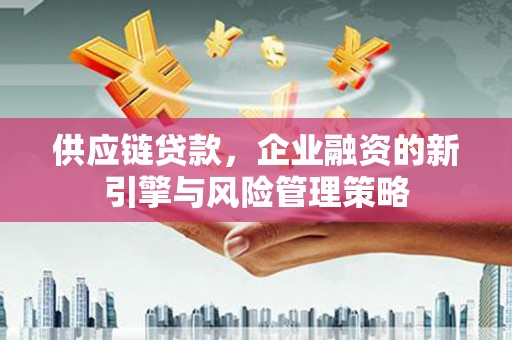 洞头供应链贷款，企业融资的新引擎与风险管理策略