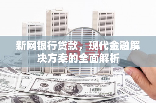 临潭新网银行贷款，现代金融解决方案的全面解析