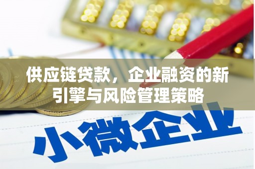 团风供应链贷款，企业融资的新引擎与风险管理策略