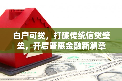 咸宁白户可贷，打破传统信贷壁垒，开启普惠金融新篇章