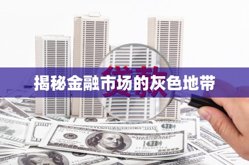 青山湖揭秘金融市场的灰色地带