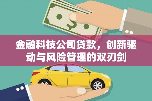 深坑金融科技公司贷款，创新驱动与风险管理的双刃剑